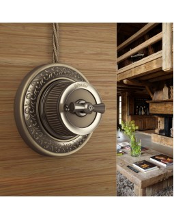 Выключатель Werkel WL19-01-05 (Бронзовый)-foto5