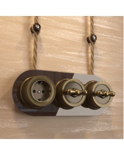 Выключатель Werkel WL19-01-05 (Бронзовый)-foto7