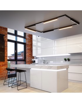 Светильник на шине Elektrostandard X-Line черный матовый 28W 4200K (LTB55) трехфазный-foto3