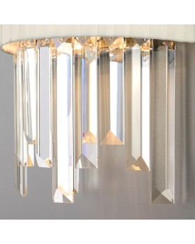 Бра Eurosvet 10122/2 хром/прозрачный хрусталь Strotskis (10106/2)-foto2