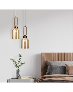 Подвесной светильник Eurosvet 50229/1 янтарный-foto3