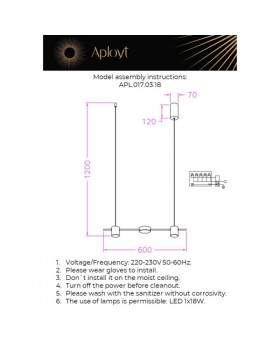 Подвесной светильник APLOYT APL.017.03.18-foto16