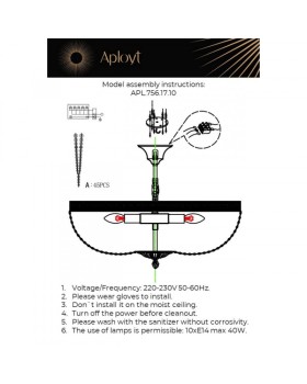 Люстра на штанге APLOYT APL.756.17.10-foto13