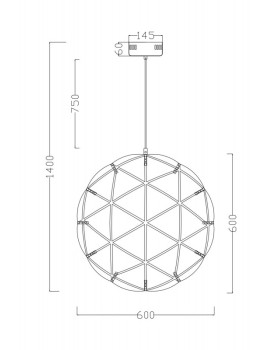 Подвесная люстра Freya FR5099PL-L45CH-foto3