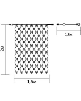 Светодиодная сеть Feron 26748-foto3