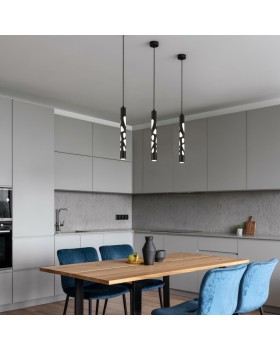 Подвесной светильник Eurosvet DLR037 12W 4200K черный матовый-foto3