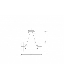 Подвесная люстра Freya FR5172PL-06BS-foto2