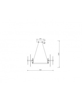 Подвесная люстра Freya FR5172PL-06BS-foto2