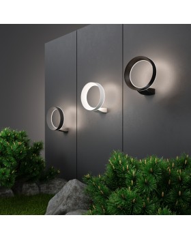 Светильник настенный Elektrostandard 1710 TECHNO LED Ring серый-foto5