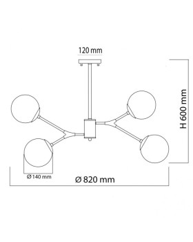 Люстра на штанге DeMarkt 306013908-foto12