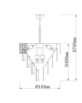 Подвесная люстра DeMarkt 111014008-foto11