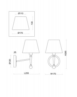 Бра Freya FR5190WL-01BS1-foto4