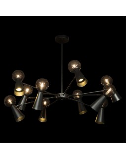 Люстра на штанге LOFT IT 10046/10 Black-foto2