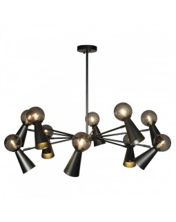 Люстра на штанге LOFT IT 10046/10 Black-foto3
