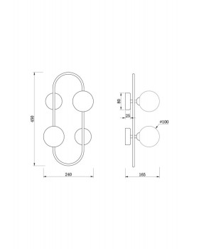 Бра Freya FR5233WL-02BS-foto2