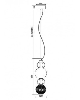 Подвесной светильник Maytoni P069PL-L17G3K-foto5
