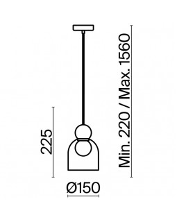 Подвесной светильник Freya FR5220PL-01G5-foto5