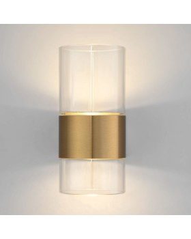 Бра Eurosvet 40021/1 LED латунь/прозрачный-foto3