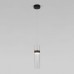 Подвесной светильник Eurosvet 50244/1 LED черный/прозрачный
