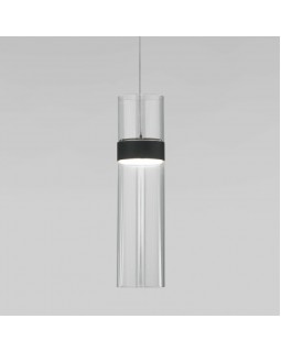 Подвесной светильник Eurosvet 50244/1 LED черный/прозрачный-foto2