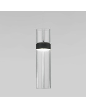 Подвесной светильник Eurosvet 50244/1 LED черный/прозрачный-foto2