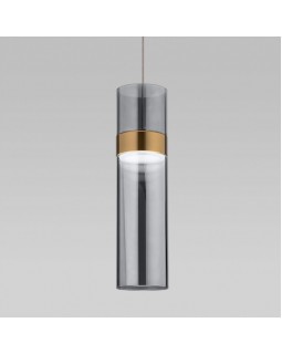 Подвесной светильник Eurosvet 50244/1 LED латунь/дымчатый-foto2