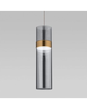 Подвесной светильник Eurosvet 50244/1 LED латунь/дымчатый-foto2