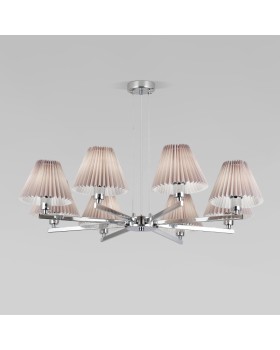 Подвесная люстра Eurosvet 60136/8 хром/серый-foto2