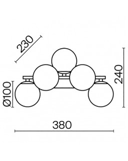 Бра Maytoni MOD547WL-05BS-foto5