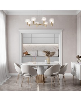 Люстра на штанге Maytoni MOD411PL-08G-foto11