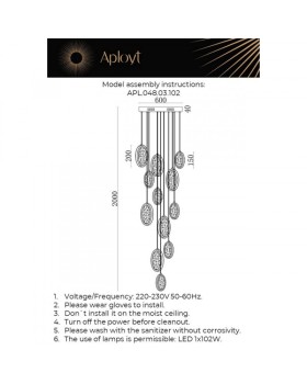 Каскадная люстра APLOYT APL.048.03.102-foto14