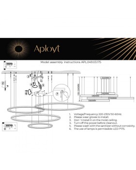 Подвесной светильник APLOYT APL.049.03.175-foto16