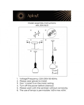 Подвесной светильник APLOYT APL.304.16.01-foto12