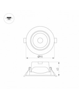 Светильник Downlight Arlight 032310-foto6