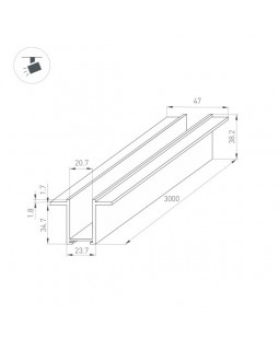 Шинопровод Arlight 033245-foto2