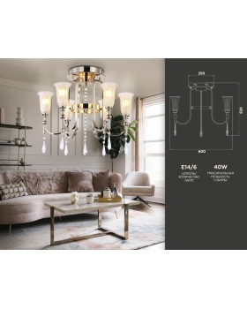 Накладная люстра Ambrella Light TR3244-foto3