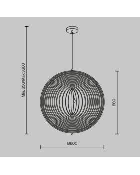 Подвесной светильник Maytoni MOD197PL-01W2-foto2