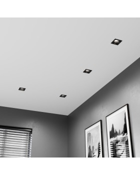 Встраиваемый светильник Elektrostandard 25085/LED 10W 4000K чёрный-foto2