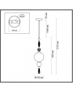 Подвесной светильник Odeon Light 5405/1A-foto5