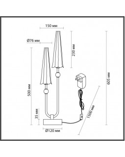 Настольная лампа Odeon Light 5429/10TL-foto4