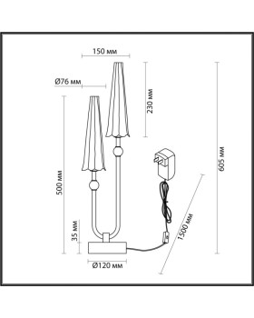 Настольная лампа Odeon Light 5429/10TL-foto4