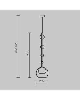 Подвесной светильник Maytoni MOD227PL-01B-foto8