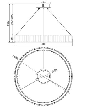 Подвесная люстра Freya FR5257PL-L25CH-foto7