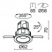 Встраиваемый светильник Maytoni Technical DL057-7W3K-W