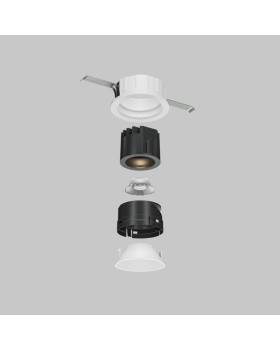 Встраиваемый светильник Maytoni Technical DL057-7W3K-W-foto13