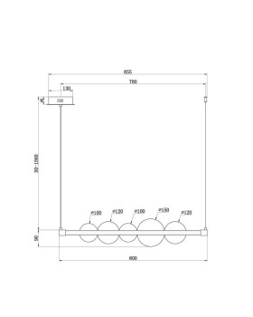 Подвесной светильник Freya FR5396PL-L11BS-foto2