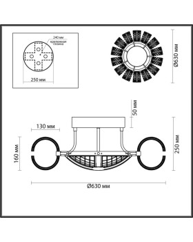 Накладная люстра Odeon Light 5029/104CL-foto3