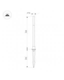 Грунтовый светильник Arlight 034161-foto2