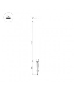 Грунтовый светильник Arlight 034162-foto2